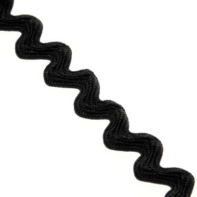 Lisse dentelée [12 mm] – noir, 