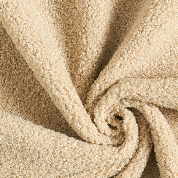 Tissu de décoration peluche – beige foncé,  image number 3
