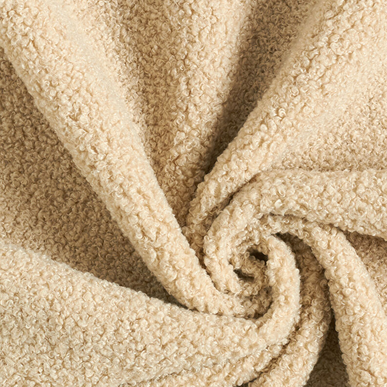 Tissu de décoration peluche – beige foncé,  image number 3