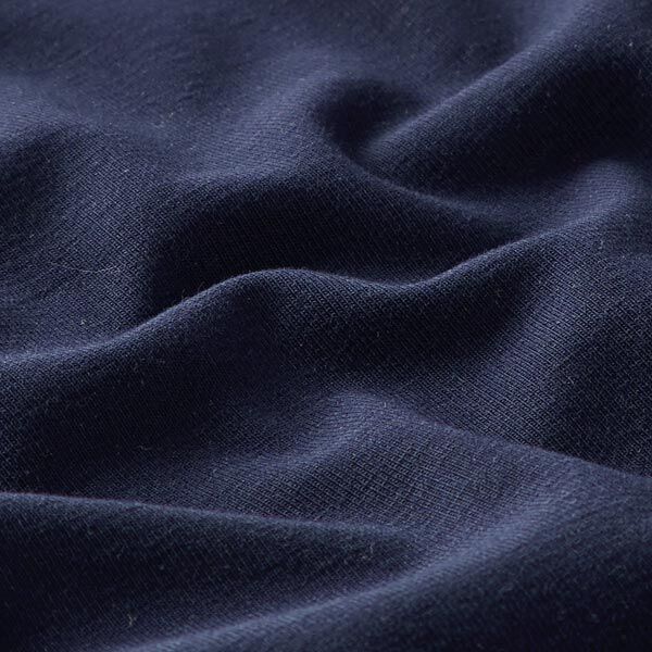 GOTS Jersey coton | Tula – bleu marine,  image number 2