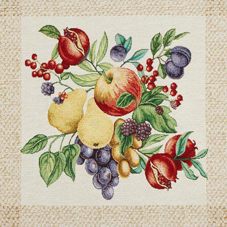 panneau décoratif Gobelin Fruits colorés – beige clair/carmin,  image number 1
