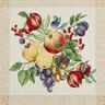 panneau décoratif Gobelin Fruits colorés – beige clair/carmin,  thumbnail number 1
