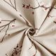 Tissu de décoration Semi-panama fleur de cerisier japonais – nature/bordeaux,  thumbnail number 4