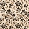 Mélange viscose lin Imprimé numérique fleurs délavées – beige clair/noir,  thumbnail number 1