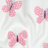 Sweatshirt gratté gros papillons | Poppy Fabrics – ivoire/rose,  thumbnail number 2