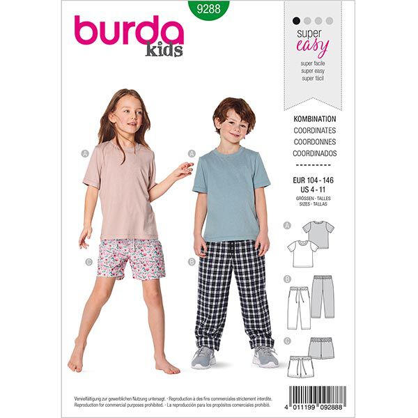 Haut, Burda 9288 | 104-146, image number 1