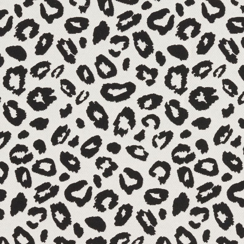 Tissu de décoration Jacquard Léopard – ivoire/noir,  image number 1