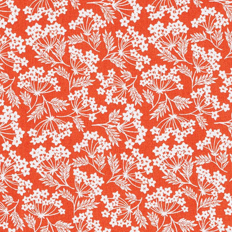 Tissu en coton Cretonne petites ombelles – terre cuite,  image number 1