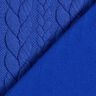 Jersey jacquard Cloqué Torsades – bleu roi,  thumbnail number 4