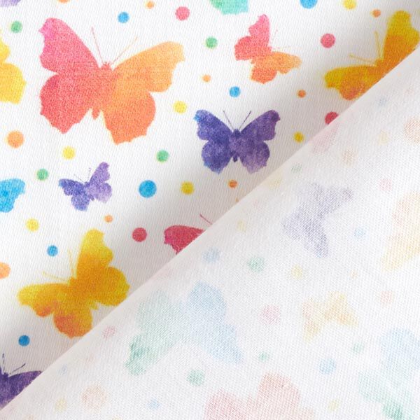 Tissu de décoration Satin de coton Papillons,  image number 4