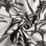 Tissu de décoration Semi-panama Palmiers – marron noir,  thumbnail number 3