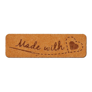Pièce décorative Made with Love – marron, 