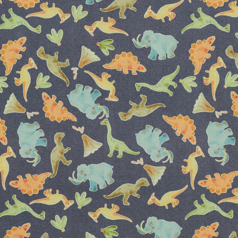 Softshell Petits dinosaures Impression numérique – anthracite,  image number 1
