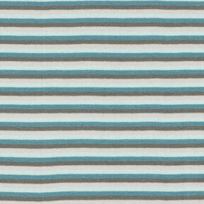Bordures Tissu tubulaire à rayures – bleu glacier/turquoise, 