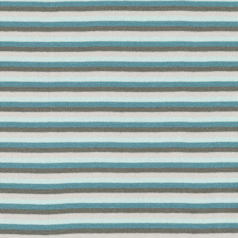 Bordures Tissu tubulaire à rayures – bleu glacier/turquoise,  image number 1