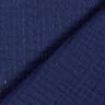 Tissu double gaze de coton fins points scintillants| by Poppy – bleu marine,  thumbnail number 4