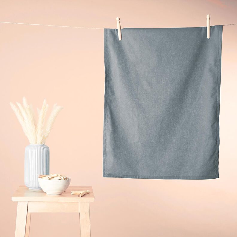 Tissu en coton Cretonne Uni – gris perle, image number 8