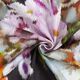 Tissu pour chemisier mélange lin-viscose fleurs somptueuses,  thumbnail number 3