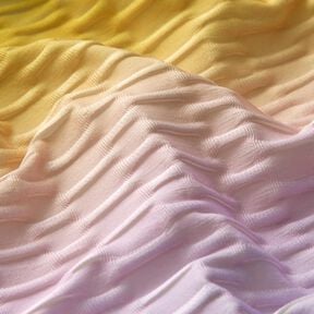 Jersey sport Dégradé de couleurs structuré – violet pastel/abricot, 