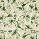 Tissu de décoration Semi-panama feuilles – vert/nature,  thumbnail number 1