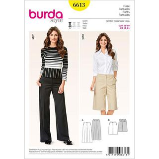 Pantalon, Burda 6613, 