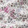 Popeline coton Mer de fleurs Impression numérique – blanc/pourpre,  thumbnail number 2