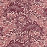Tissu de décoration Semi-panama fleurs et vrilles – nature/bordeaux,  thumbnail number 1
