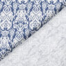 Tissu double gaze de coton Motif traditionnel – blanc/indigo,  thumbnail number 5