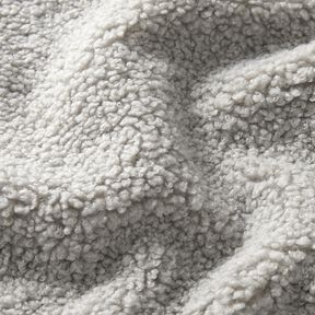 Tissu de revêtement Aspect peau de mouton – argent, 