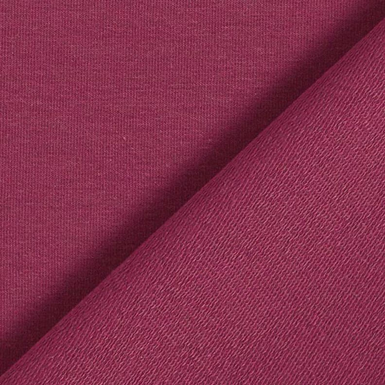 French Terry léger uni – rouge bordeaux, image number 5