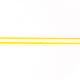 Ruban tissé Coton rayures – jaune, 