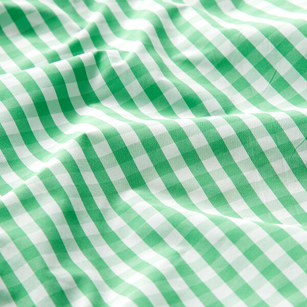 Soie à ballons carreaux Vichy – vert/blanc,  image number 2