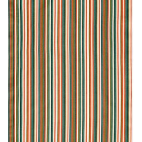 Extérieur Tissu pour chaise longue Rayures verticales 44 cm – vert foncé/orange, 