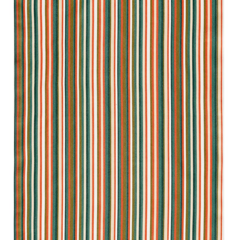 Extérieur Tissu pour chaise longue Rayures verticales 44 cm – vert foncé/orange,  image number 1