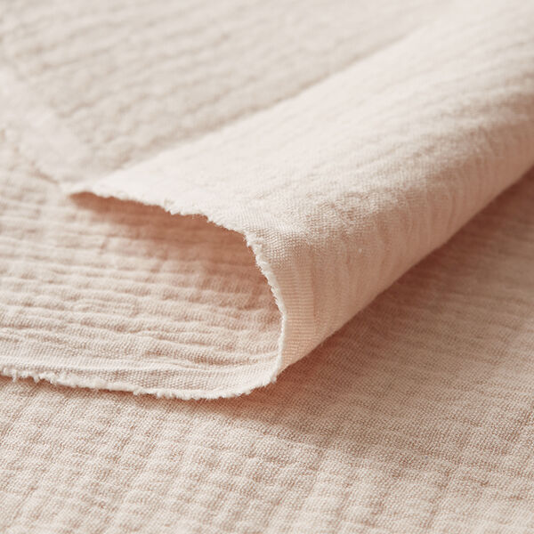 Tissu double gaze de coton – beige clair,  image number 5