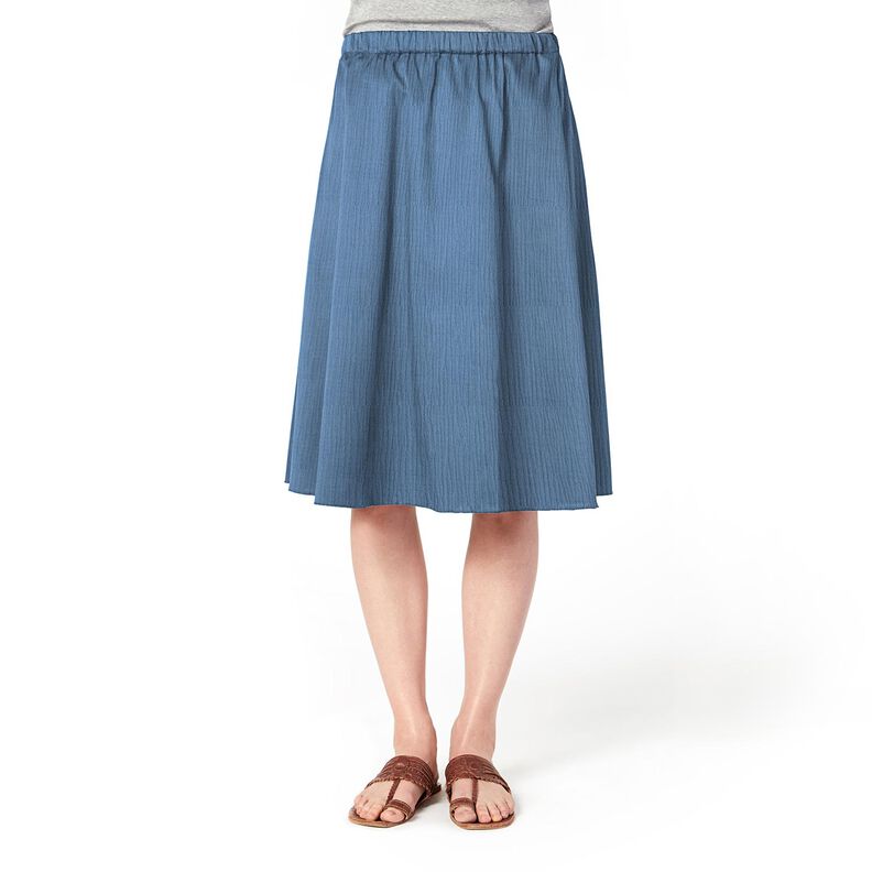 Tissu double gaze de coton – bleu jean, image number 7