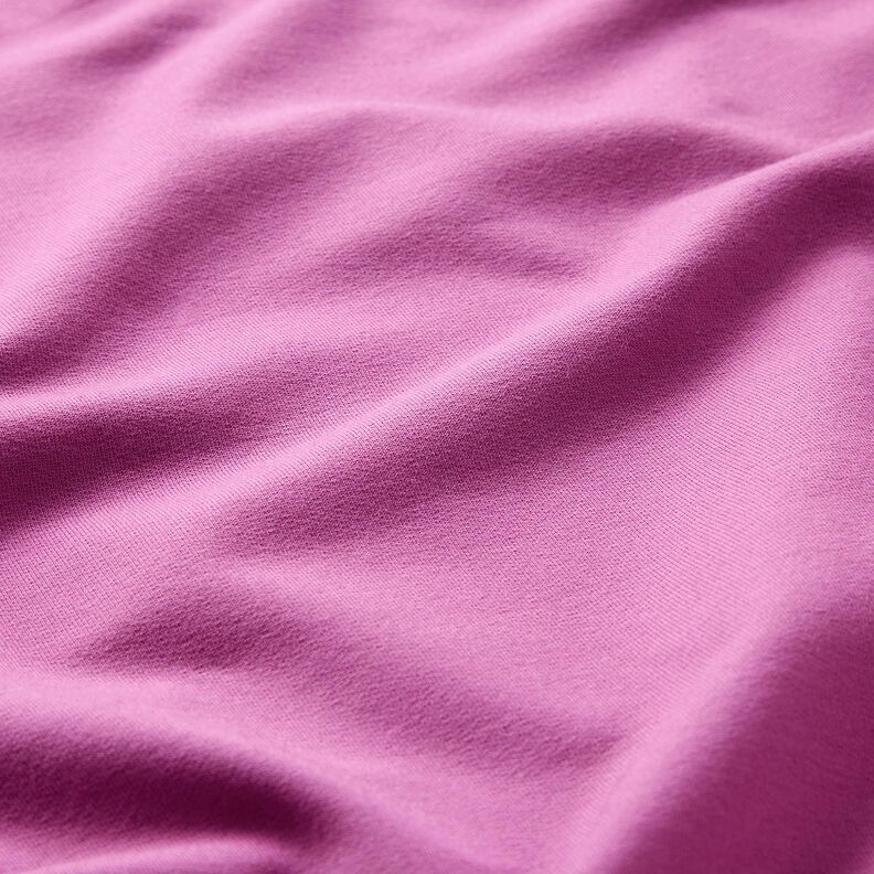 French Terry léger uni – lilas rouge,  image number 4