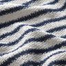 Tricot bouclé à rayures et paillettes – blanc/bleu marine,  thumbnail number 2