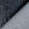 Denim viscose aspect reptile – bleu noir,  thumbnail number 4