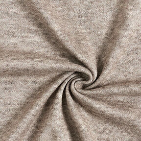 Tissu maille Mélange viscose Chiné – noix de cajou, 