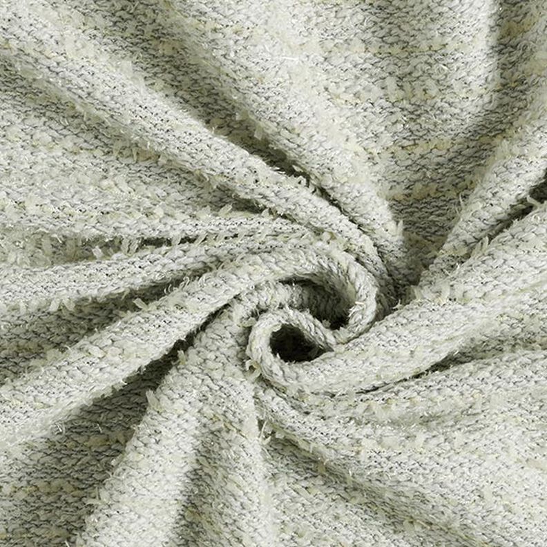 Coton Tricot fin effet scintillant – gris clair,  image number 1