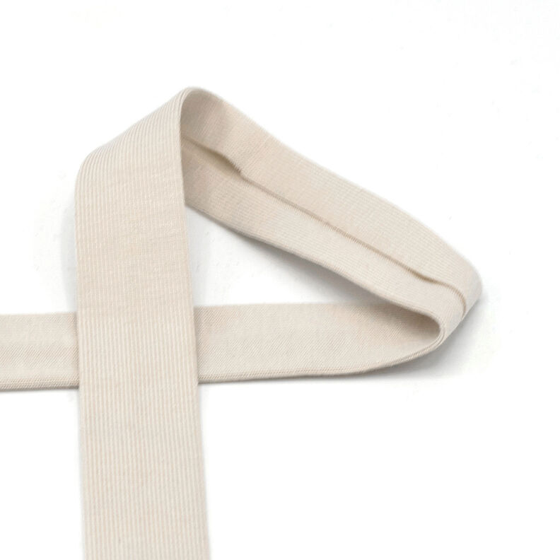 Biais Jersey coton [20 mm] – nature,  image number 1