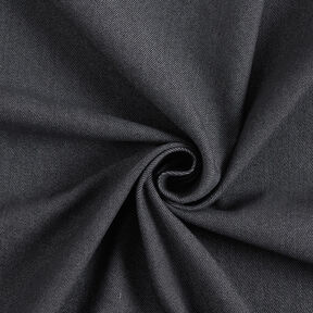 Denim de coton stretch moyen – noir, 