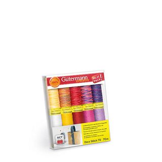 Set de fils à coudre Deco Stitch 70 [10 bobines de 70 m chacune] | Gütermann, 