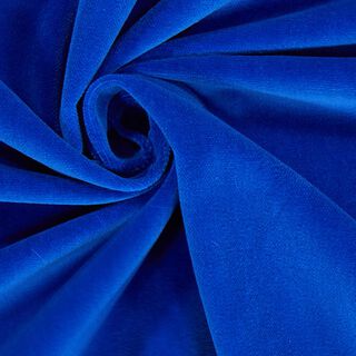 Velours coton – bleu roi, 