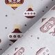 Tissu en coton Popeline Boules de Noël pointues – gris/or,  thumbnail number 4