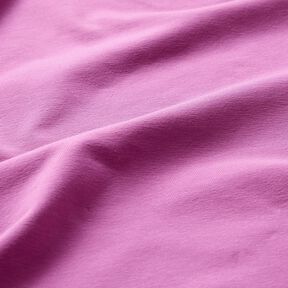 Jersey coton Medium uni – lilas rouge, 