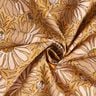Tissu de décoration Semi-panama Grandes fleurs – beige foncé/jaune curry,  thumbnail number 3