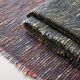 Tissu polyester aspect bouclé avec lurex – noir/jaune,  thumbnail number 6