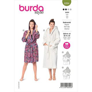 un peignoir, Burda 6094 | 44-54, 